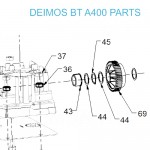 Запчасти BFT - привод откатных ворот DEIMOS BT A400