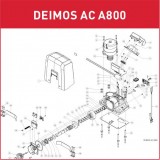 Запасные части для приводов откатных ворот BFT DEIMOS AC A800 (2021)
