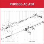 Запасные части для приводов распашных ворот BFT PHOBOS AC A50 (2021)