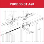 Запасные части для приводов распашных ворот BFT PHOBOS BT A40 (2021)